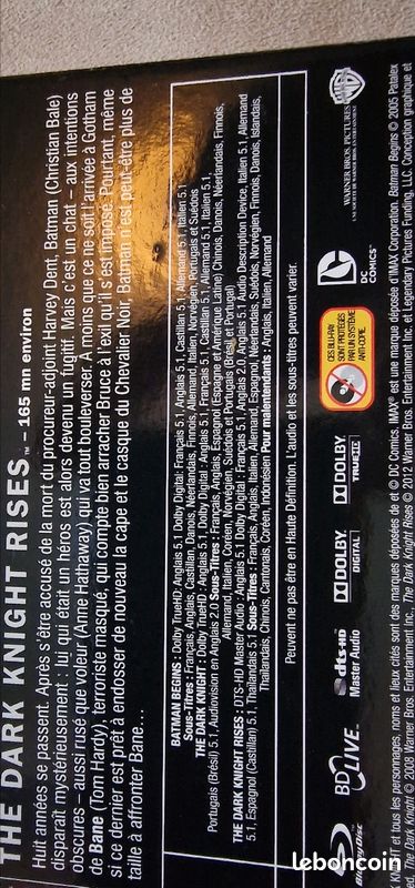 Lot coffrets bluray Batman (image 9)