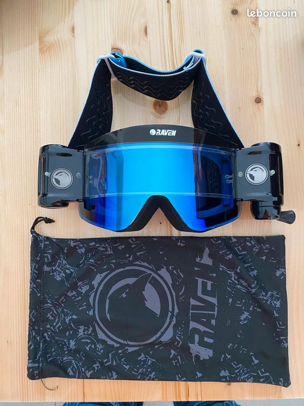 Maschera Cross Raven Edge Fast Rave Pink Magnetic Goggles – STUNT