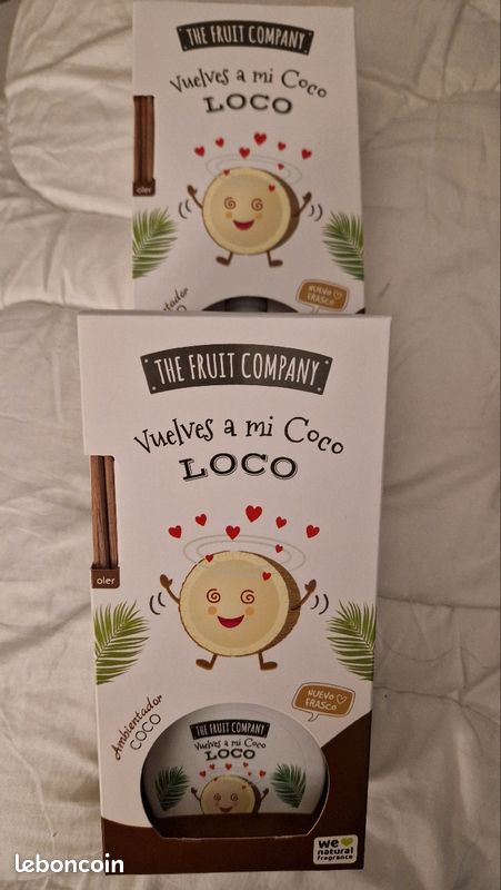 Lot de 2 Parfum d'ambiance coco the fruit company (image 1)