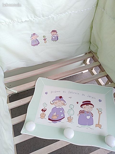 Lit et commode bébé + 3 accessoires (image 4)