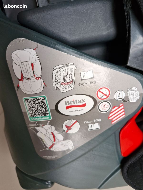 Siège auto Britax Evolva évolutif 1-2-3 (image 4)
