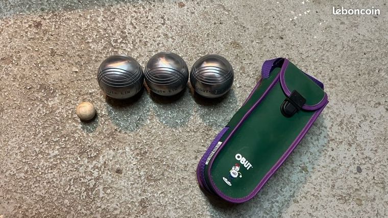 Triplette De Boules De Pétanque Obut ATC - Diamètre 75mm - Poids 710g - Avec Sacoche Et Cochonnet