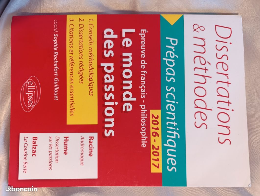 Dissertations et méthodes prépas scientifiques ellipses 2016-2017 (image 1)