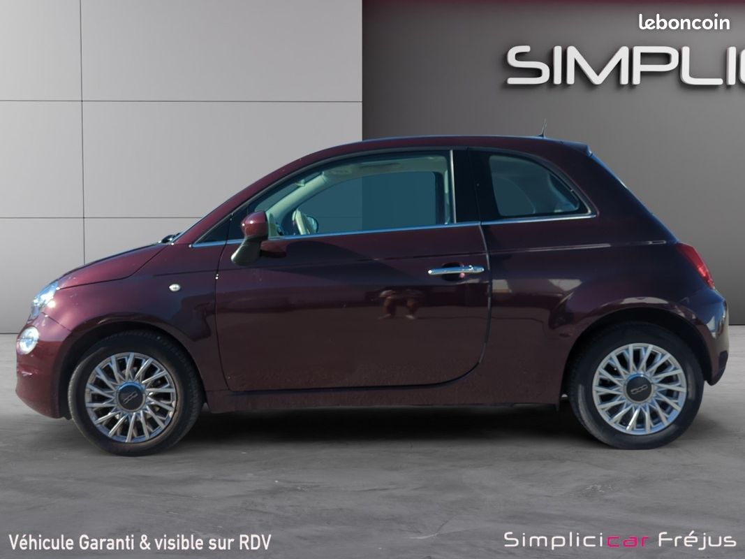 Fiat 500 1.2 69 cv Lounge toit panoramique Blueto 2014 5990€ à Saint