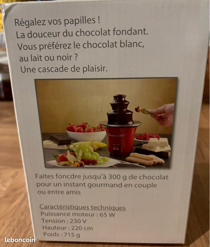 Fontaine à Chocolat Rosenstein & Söhne - Pour Fondue Et Décoration - 170 W - Acier Inoxydable - Jusqu'à 1 Kg