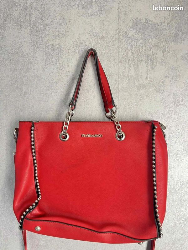 Sac à Main / Bandoulière Flora & Co Couleur Rouge Bon Etat (image 1)