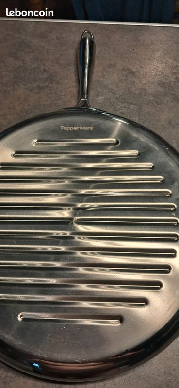 Poêle à Grillade Tupperware Chef Series + Râpe à Fromage Offerte - Neuve