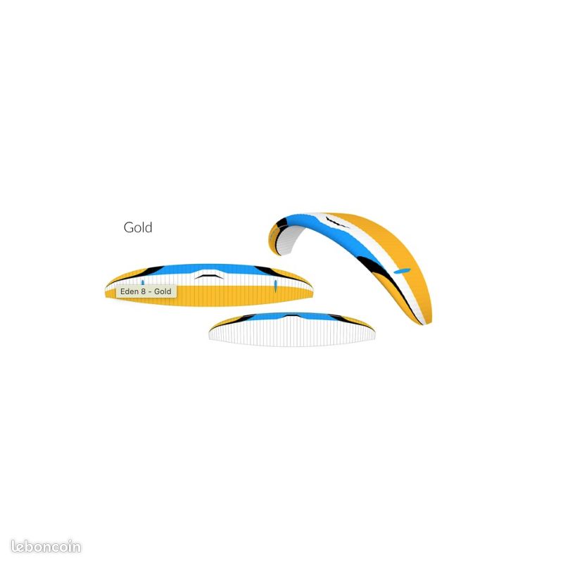 Parapente EN B+ Mac Para Eden 8 23 comme neuve, octobre 2025 (image 2)