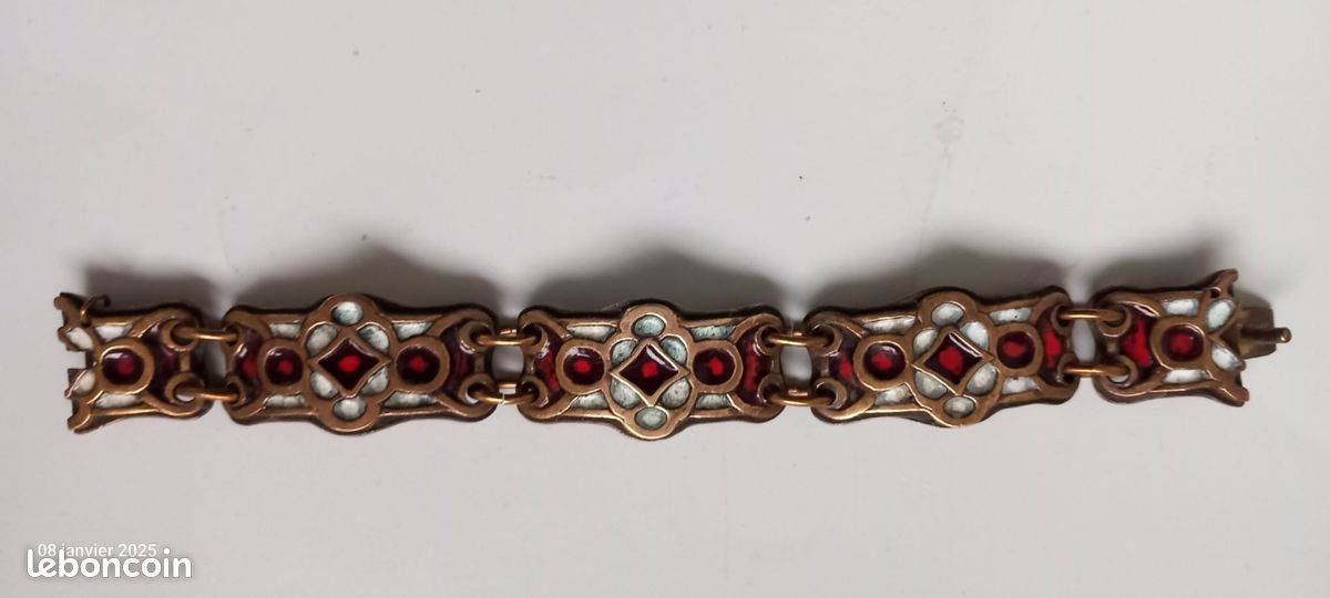 Bracelet bronze signé Dominique Piechaud (image 3)