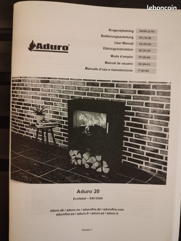 Poêle Aduro 20 NEUF (image 2)
