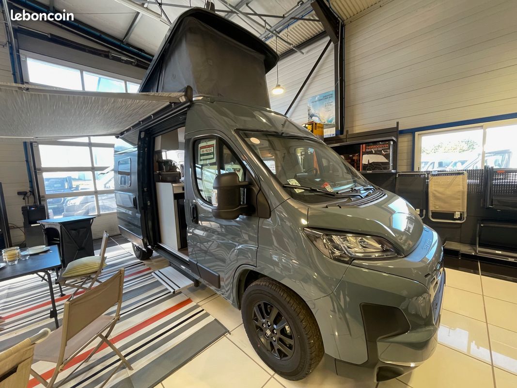 đš hymer free 540 campus toit relevable fiat ducato 2l2 140cv boite mecanique (image 2)