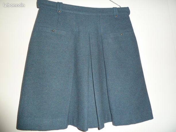 Jupe écossaise Bleu Rouge Paul & Joe Sister - Taille 40 Avec Ceinture | Occasion Très Bon état