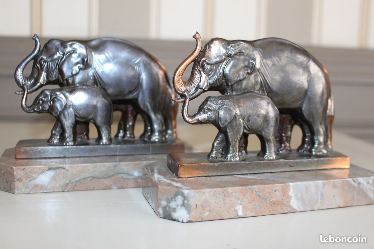 Serres livres éléphants régule et marbre (image 2)