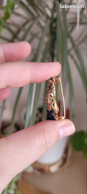 Broche Ancienne Insecte Mouche - Vintage - Sans Marque