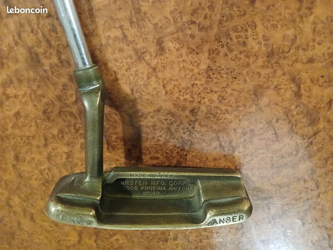 Putter Ping Day Vintage 35 Pouces - Droit, Poignée D'origine, Très Bon état Occasion