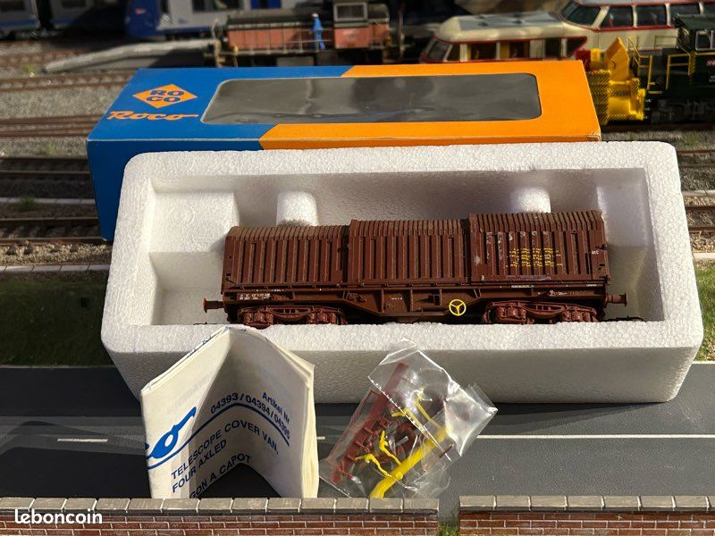Roco SNCF EP IV H0 1:87 Wagon Télescopique - Marron (67539) | Achetez sur Roco SNCF EP IV H0 1:87 Wagon Télescopique - Marron (67539) | Achetez sur