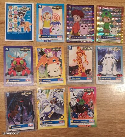 Cartes Digimon vintage 19992000 - Collection