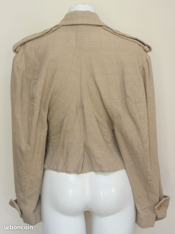 Tf14 Veste lin beige STELLA MC CARTNEY (image 3)