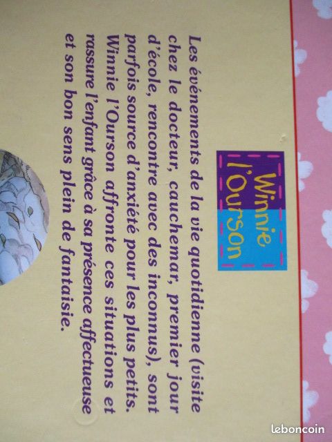 Livre:"Winnie l'ourson" TBE (dès 2 ans) (image 3)