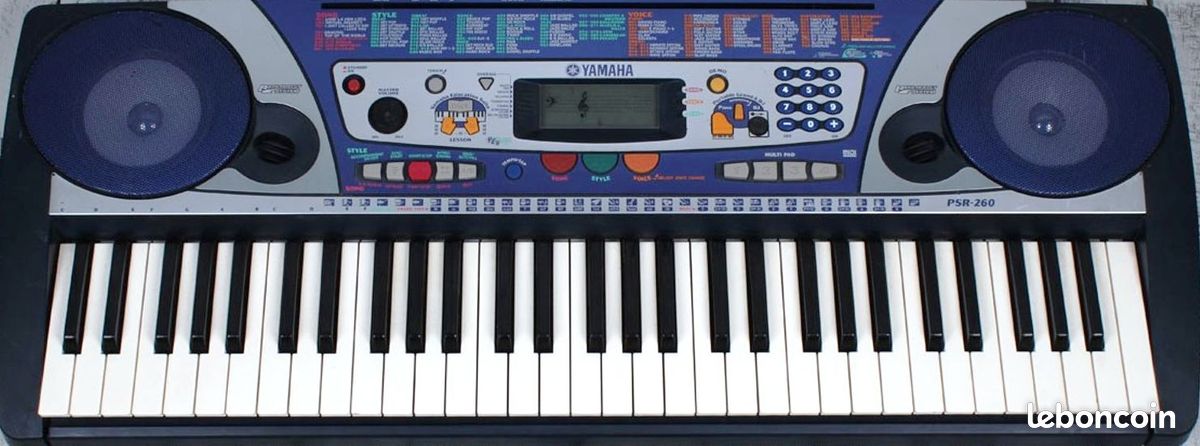 Clavier synthétiseur Yamaha PSR-260 (image 1)