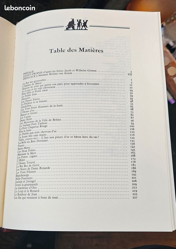 Collection jean de bonnot Contes de Grimm (relié cuir) (image 8)