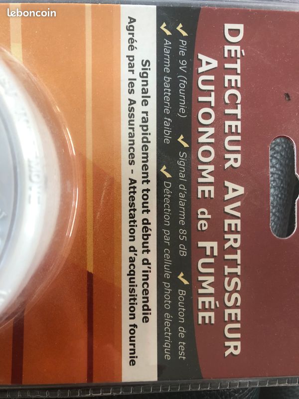 Détecteur avertisseur de fumée (image 2)