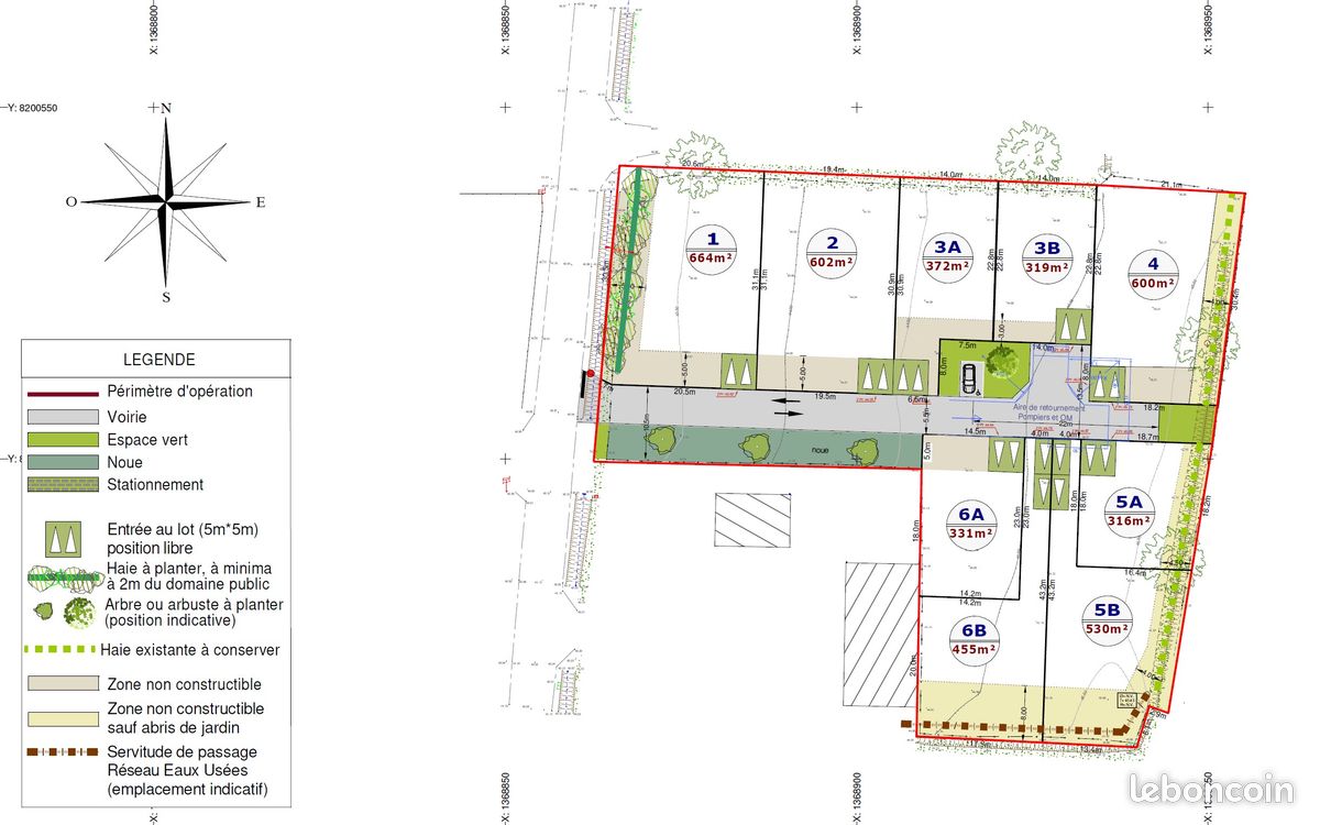 Terrain 331 m² · à Bricqueville-sur-Mer · 38 000 €