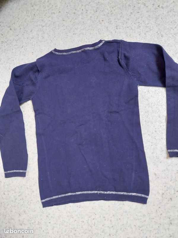 Pull violet T 8 ans Gémo (image 3)