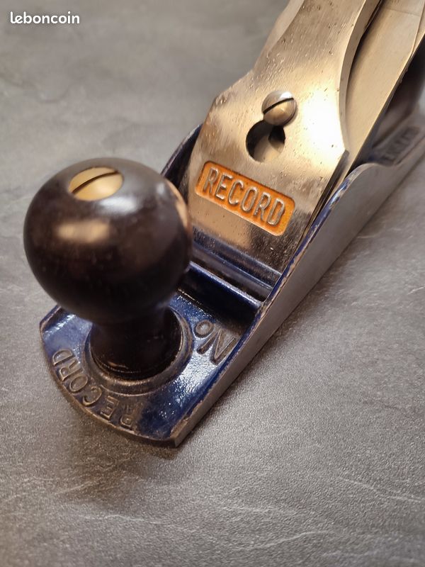 Rabot Ancien RECORD N°04 - Avion à Main Fabriqué En Angleterre Vintage