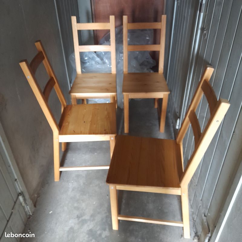 Lot de 4 chaises en pin (image 2)