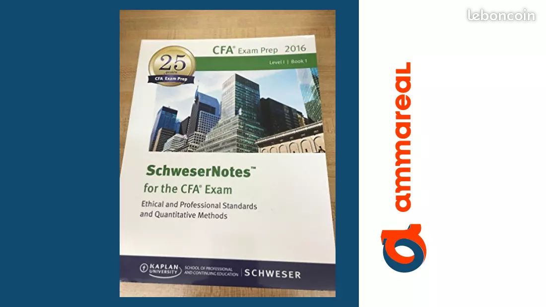 SchweserNotes CFA Level 1 2016 - Livres