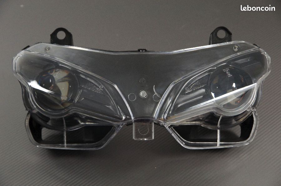 Optique DUCATI SBK 848 1098 1198 PANIGALE V4 V2 899 1199 MONSTER 696 796 1100 STREETFIGHTER 2007 2024 2008 2009 2010 2011 2013 2018 2019 2020 2022 Phare Avant (image 2)