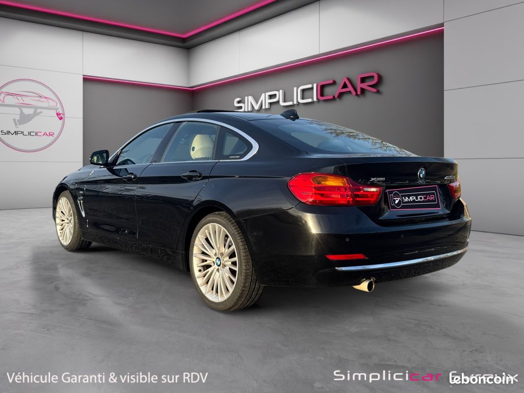 BMW SERIE 4 Gran Coupé 420D xDrive Luxury A - 184Ch - Garantie 12 mois (image 6)