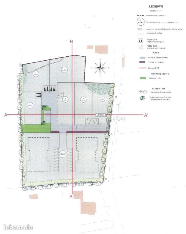 Terrain 435 m² CERISY LA SALLE (image 3)