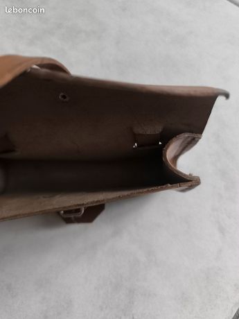 Sacoche Trousse à Outils En Cuir Pour Cadre De Vélo Ancien - Fabrication Française
