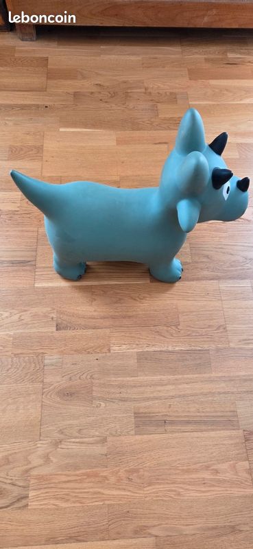 Kindsgut Animal Sauteur Gonflable Lapin Noir pas cher