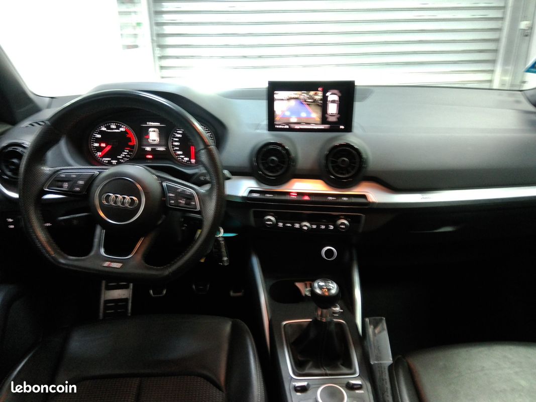 Audi q2 1.4 TSI 150 COD S-LINE 3/17 france 140mkm 1°m gps/ja18/camera+radars/CHASSIS+SIEGES+VOL SPORT/XENONS+LEDS/ROUE SECOUR/factures entretien (image 7)