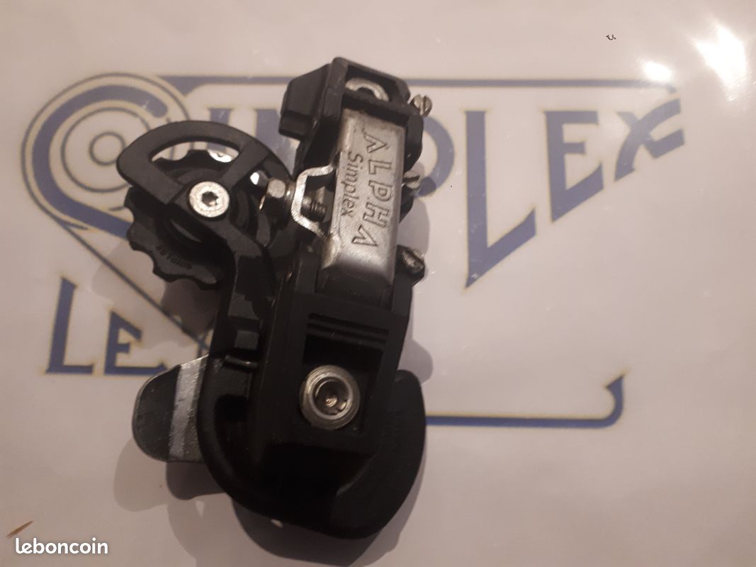 Dérailleur Arrière Vintage Simplex Alpha - NOS 6 Vitesses - Fabriqué En France