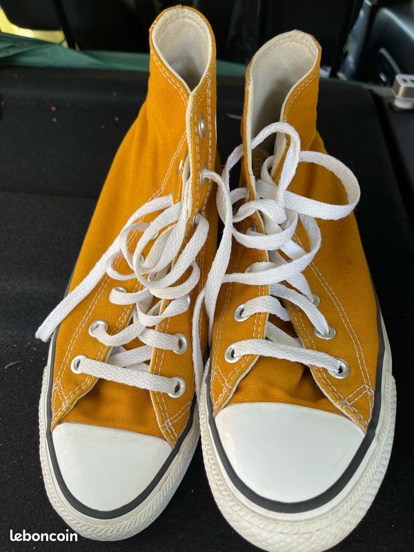 Converse Sneakers Converse Moutarde Femme Converse Jaune Moutarde