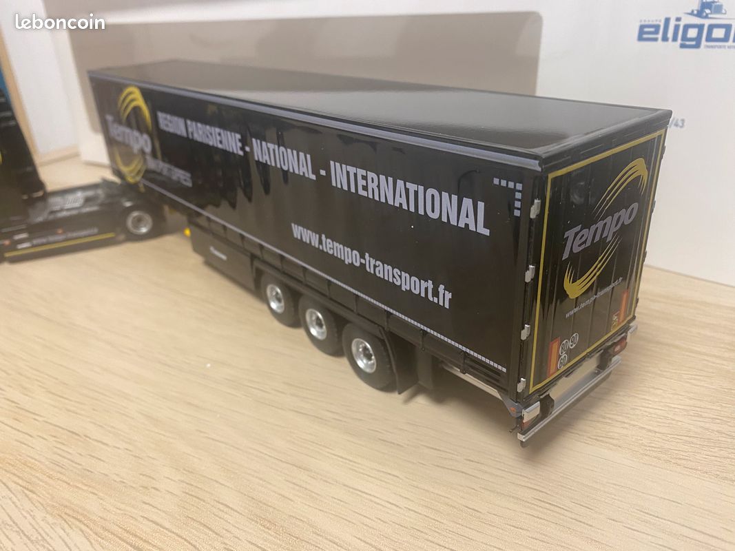 Eligor 1/43 MAN TG XXL Tautliner Transports Ageneau 113231 - Hors Commerce