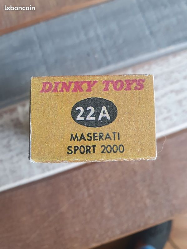 Dinky Toys 22A Maserati Sport 2000 – Boîte D’emballage Vide D’origine (France)
