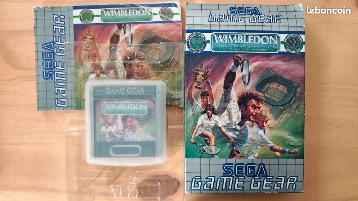 Jeu Sega Game Gear – Wimbledon – Cartouche Seule (bon état)