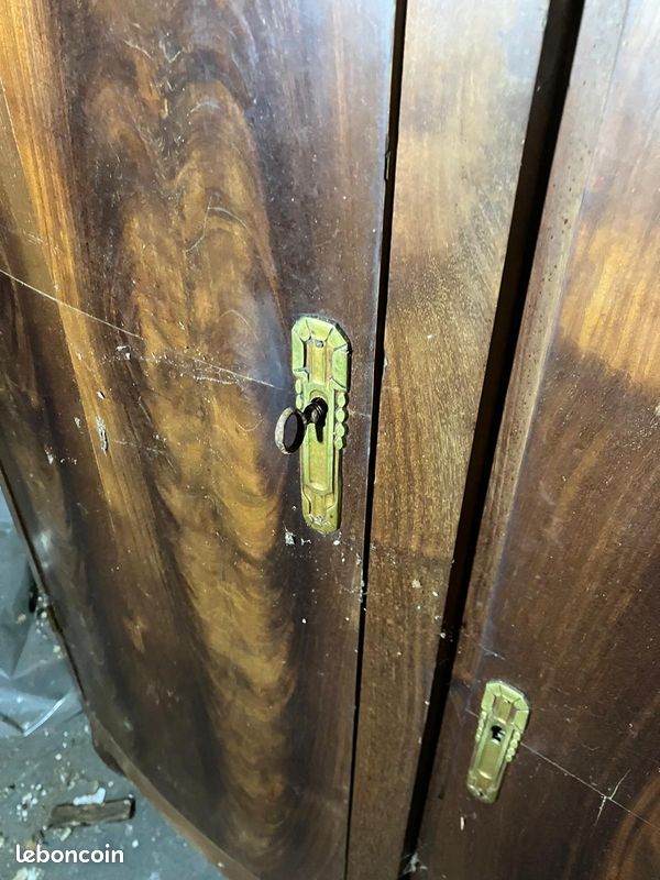 Buffet bahut avec marbre et miroirs (image 8)