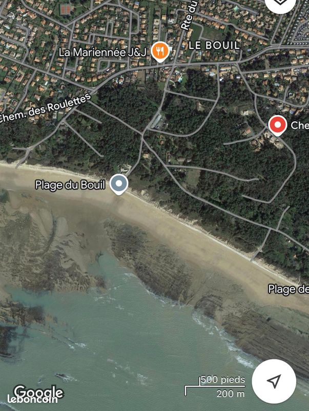 GRAND TERRAIN - 2 parcelles à 500 m de l'océan · à Longeville-sur-Mer · 250 000 €
