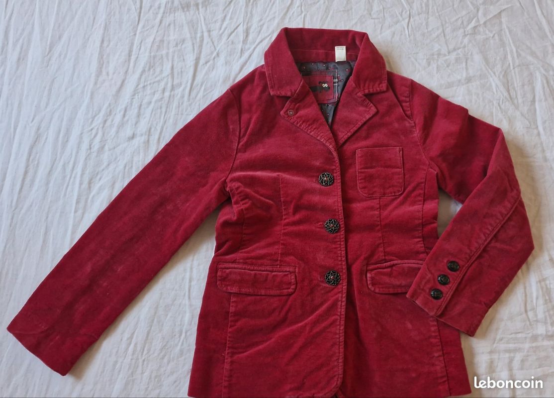 Veste velours (image 1)