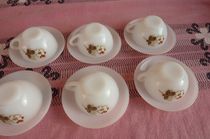Service à Café/thé Arcopal – Motif Églantine – Années 70 – Grandes Tasses – Excellent état