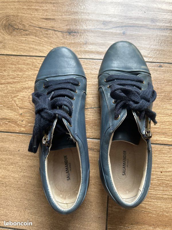 Chaussures lacets et Zip, taille 37, marque Salamander (image 1)