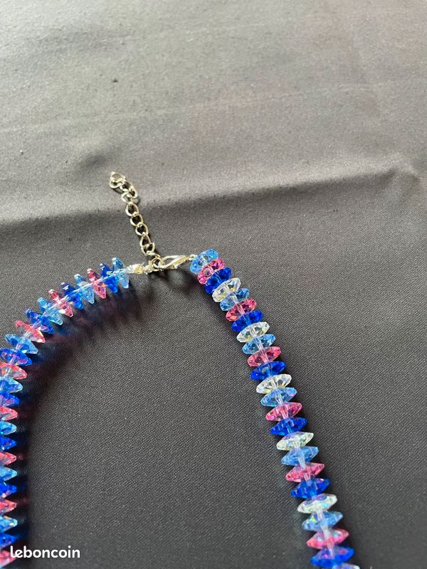 Très beau collier artisanale en cristal (image 5)