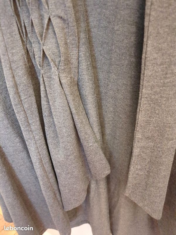 Gilet long gris taille 5 Nana Belle (image 5)