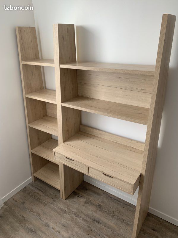 Bureau + bibliothèque Alinéa (image 1)